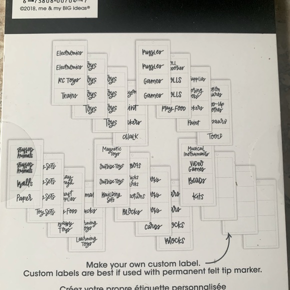 Me & My Big Ideas Organization Labels | 82 pcs - Picture 2 of 5